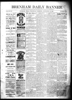 Brenham Daily Banner. (Brenham, Tex.), Vol. 11, No. 133, Ed. 1 Wednesday, September 29, 1886