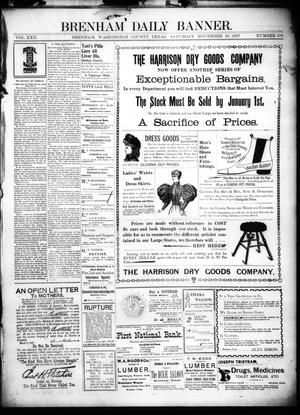 Brenham Daily Banner. (Brenham, Tex.), Vol. 22, No. 283, Ed. 1 Saturday, November 20, 1897