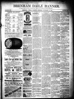Brenham Daily Banner. (Brenham, Tex.), Vol. 13, No. 269, Ed. 1 Tuesday, November 27, 1888