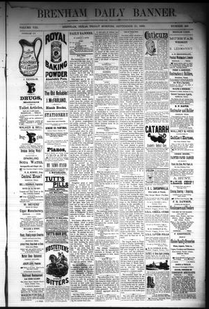 Brenham Daily Banner. (Brenham, Tex.), Vol. 8, No. 226, Ed. 1 Friday, September 21, 1883