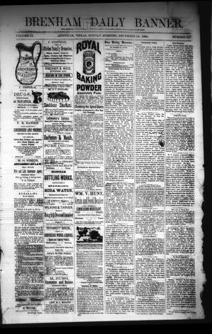 Brenham Daily Banner. (Brenham, Tex.), Vol. 9, No. 310, Ed. 1 Sunday, December 14, 1884