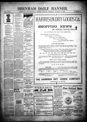 Brenham Daily Banner. (Brenham, Tex.), Vol. 23, No. 66, Ed. 1 Tuesday, March 15, 1898