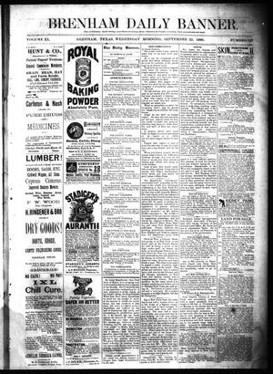 Brenham Daily Banner. (Brenham, Tex.), Vol. 11, No. 127, Ed. 1 Wednesday, September 22, 1886