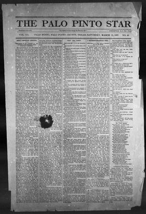 Primary view of The Palo Pinto Star (Palo Pinto, Tex.), Vol. 3, No. 40, Ed. 1, Saturday, March 12, 1887
