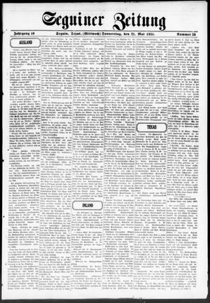 Seguiner Zeitung (Seguin, Tex.), Vol. 40, No. 38, Ed. 1 Thursday, May 21, 1931