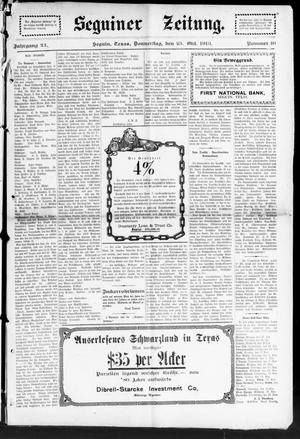 Seguiner Zeitung. (Seguin, Tex.), Vol. 24, No. 10, Ed. 1 Thursday, October 23, 1913