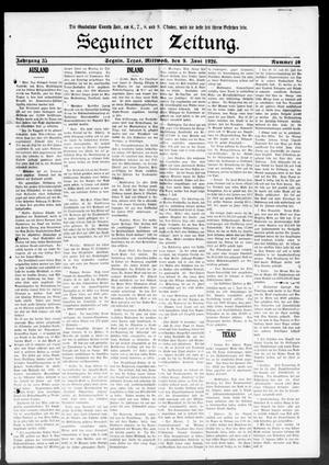 Seguiner Zeitung. (Seguin, Tex.), Vol. 35, No. 40, Ed. 1 Wednesday, June 9, 1926