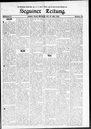 Seguiner Zeitung. (Seguin, Tex.), Vol. 35, No. 36, Ed. 1 Wednesday, May 12, 1926