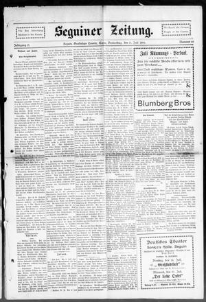 Seguiner Zeitung. (Seguin, Tex.), Vol. 13, No. 48, Ed. 1 Thursday, July 14, 1904
