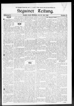 Seguiner Zeitung. (Seguin, Tex.), Vol. 35, No. 47, Ed. 1 Wednesday, July 28, 1926