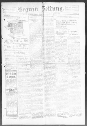Seguin Zeitung. (Seguin, Tex.), Vol. 10, No. 30, Ed. 1 Thursday, February 28, 1901