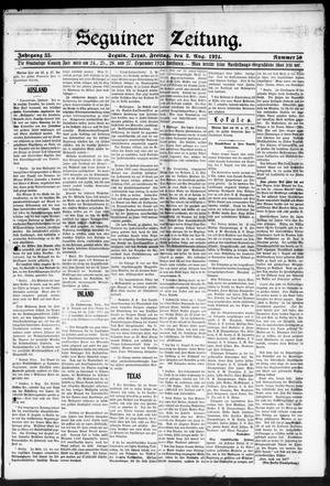 Seguiner Zeitung. (Seguin, Tex.), Vol. 33, No. 50, Ed. 1 Friday, August 8, 1924