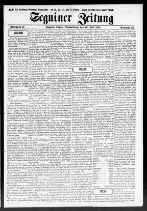 Seguiner Zeitung (Seguin, Tex.), Vol. 40, No. 46, Ed. 1 Thursday, July 16, 1931