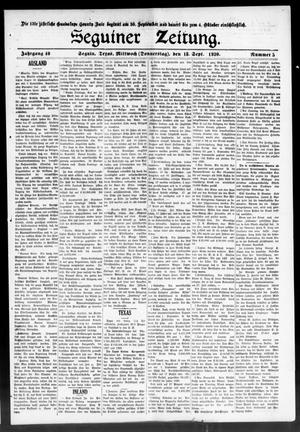 Seguiner Zeitung. (Seguin, Tex.), Vol. 40, No. 5, Ed. 1 Thursday, September 18, 1930