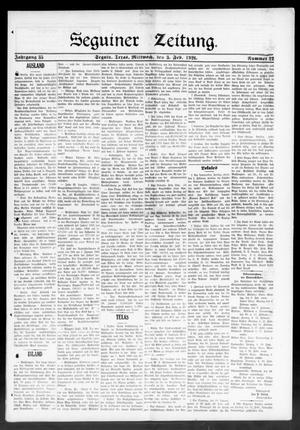 Seguiner Zeitung. (Seguin, Tex.), Vol. 35, No. 22, Ed. 1 Wednesday, February 3, 1926