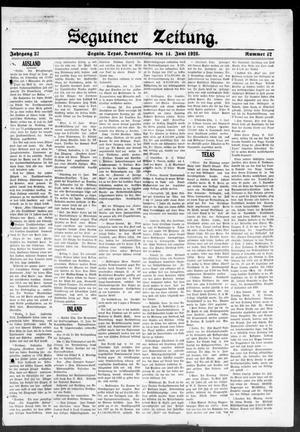 Seguiner Zeitung. (Seguin, Tex.), Vol. 37, No. 42, Ed. 1 Thursday, June 14, 1928