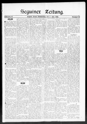 Seguiner Zeitung. (Seguin, Tex.), Vol. 35, No. 18, Ed. 1 Thursday, January 7, 1926