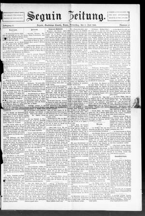 Seguin Zeitung. (Seguin, Tex.), Vol. 12, No. 43, Ed. 1 Thursday, June 11, 1903