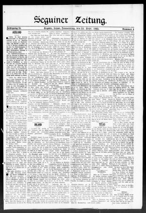 Seguiner Zeitung. (Seguin, Tex.), Vol. 35, No. 4, Ed. 1 Thursday, September 24, 1925