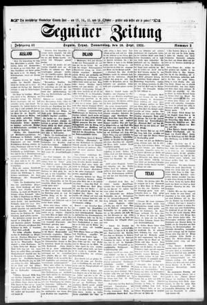 Seguiner Zeitung (Seguin, Tex.), Vol. 41, No. 2, Ed. 1 Thursday, September 10, 1931