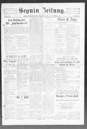 Seguin Zeitung. (Seguin, Tex.), Vol. 11, No. 12, Ed. 1 Thursday, October 24, 1901