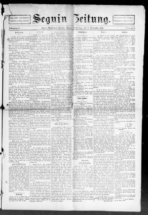 Seguin Zeitung. (Seguin, Tex.), Vol. 13, No. 14, Ed. 1 Thursday, November 19, 1903