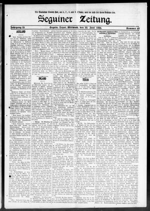 Seguiner Zeitung. (Seguin, Tex.), Vol. 35, No. 42, Ed. 1 Wednesday, June 23, 1926