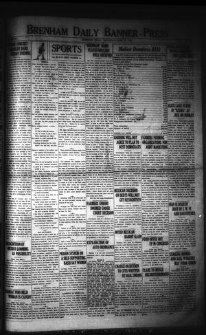 Brenham Daily Banner-Press (Brenham, Tex.), Vol. 39, No. 71, Ed. 1 Saturday, June 17, 1922