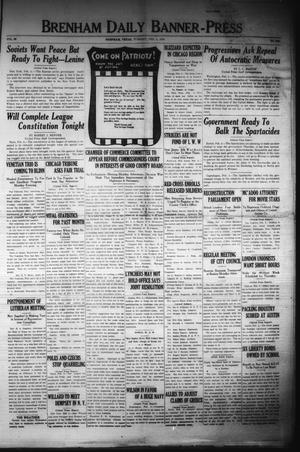 Brenham Daily Banner-Press (Brenham, Tex.), Vol. 35, No. 264, Ed. 1 Tuesday, February 4, 1919