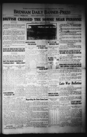 Primary view of object titled 'Brenham Daily Banner-Press (Brenham, Tex.), Vol. 35, No. 133, Ed. 1 Friday, August 30, 1918'.