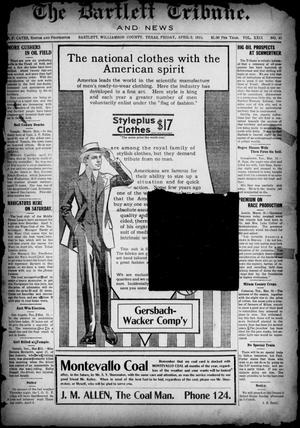 The Bartlett Tribune and News (Bartlett, Tex.), Vol. 29, No. 41, Ed. 1, Friday, April 2, 1915