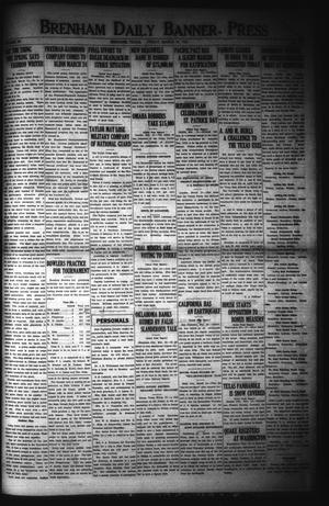 Brenham Daily Banner-Press (Brenham, Tex.), Vol. 38, No. 292, Ed. 1 Friday, March 10, 1922
