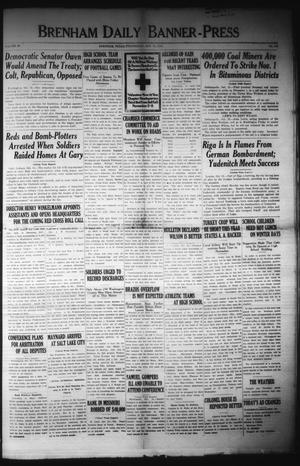 Brenham Daily Banner-Press (Brenham, Tex.), Vol. 36, No. 170, Ed. 1 Wednesday, October 15, 1919