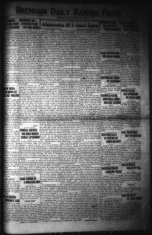 Brenham Daily Banner-Press (Brenham, Tex.), Vol. 39, No. 65, Ed. 1 Saturday, June 10, 1922