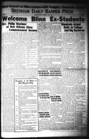 Brenham Daily Banner-Press (Brenham, Tex.), Vol. 40, No. 58, Ed. 1 Monday, June 4, 1923