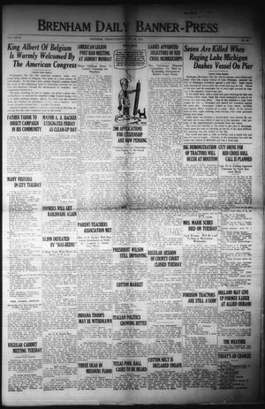 Brenham Daily Banner-Press (Brenham, Tex.), Vol. 36, No. 181, Ed. 1 Tuesday, October 28, 1919