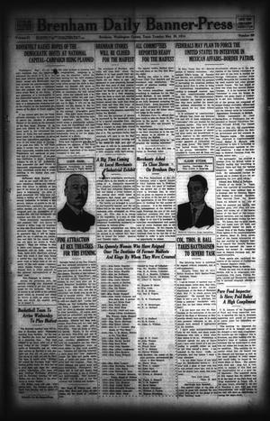Brenham Daily Banner-Press (Brenham, Tex.), Vol. 31, No. 50, Ed. 1 Tuesday, May 26, 1914