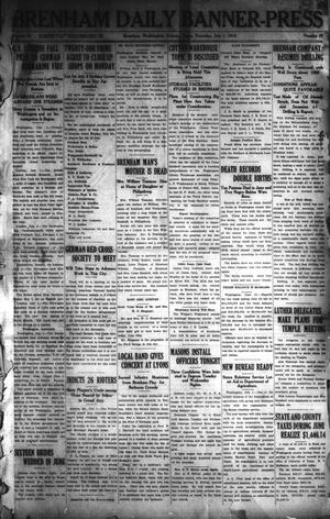 Brenham Daily Banner-Press (Brenham, Tex.), Vol. 32, No. 81, Ed. 1 Thursday, July 1, 1915