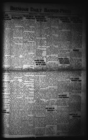 Brenham Daily Banner-Press (Brenham, Tex.), Vol. 38, No. 191, Ed. 1 Tuesday, November 8, 1921