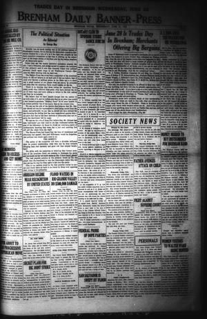Brenham Daily Banner-Press (Brenham, Tex.), Vol. 39, No. 74, Ed. 1 Wednesday, June 21, 1922
