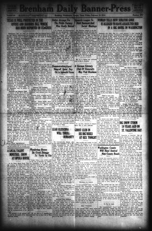 Brenham Daily Banner-Press (Brenham, Tex.), Vol. 30, No. 272, Ed. 1 Friday, February 13, 1914