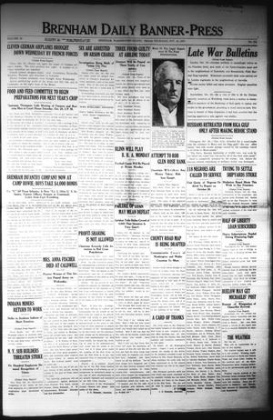 Brenham Daily Banner-Press (Brenham, Tex.), Vol. 34, No. 174, Ed. 1 Thursday, October 18, 1917