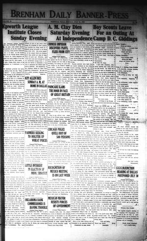 Brenham Daily Banner-Press (Brenham, Tex.), Vol. 40, No. 93, Ed. 1 Monday, July 16, 1923