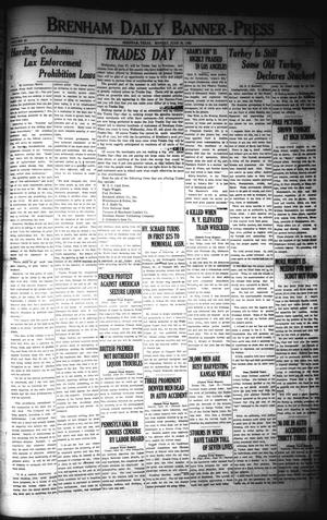 Primary view of object titled 'Brenham Daily Banner-Press (Brenham, Tex.), Vol. 40, No. 76, Ed. 1 Monday, June 25, 1923'.