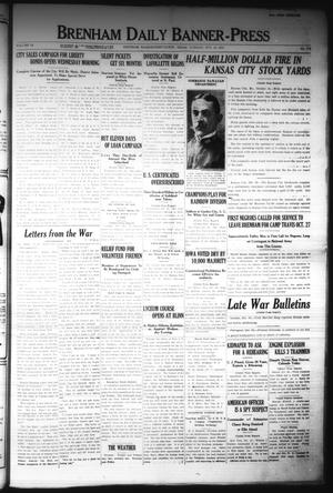 Brenham Daily Banner-Press (Brenham, Tex.), Vol. 34, No. 172, Ed. 1 Tuesday, October 16, 1917