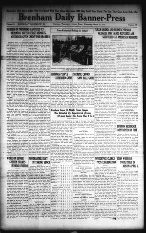 Brenham Daily Banner-Press (Brenham, Tex.), Vol. 31, No. 303, Ed. 1 Wednesday, March 24, 1915