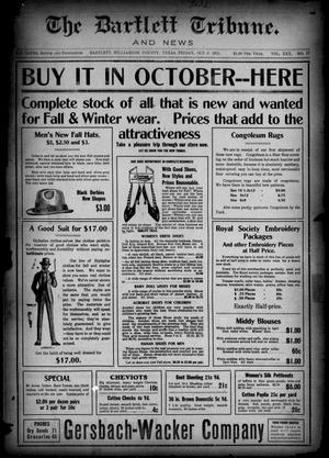 The Bartlett Tribune and News (Bartlett, Tex.), Vol. 30, No. 17, Ed. 1, Friday, October 8, 1915