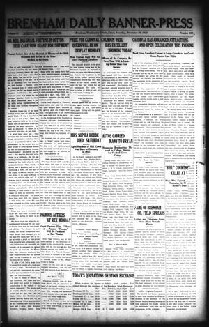 Brenham Daily Banner-Press (Brenham, Tex.), Vol. 32, No. 199, Ed. 1 Saturday, November 20, 1915