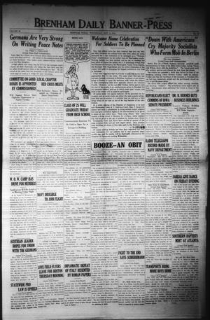 Brenham Daily Banner-Press (Brenham, Tex.), Vol. 36, No. 40, Ed. 1 Wednesday, May 14, 1919