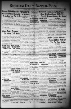 Brenham Daily Banner-Press (Brenham, Tex.), Vol. 36, No. 177, Ed. 1 Thursday, October 23, 1919